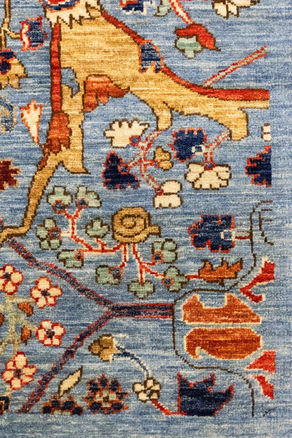 Arabesque Handwoven Tribal Rug, J86068