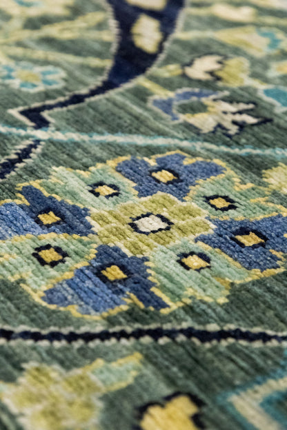 Arabesque Handwoven Tribal Rug, J86069