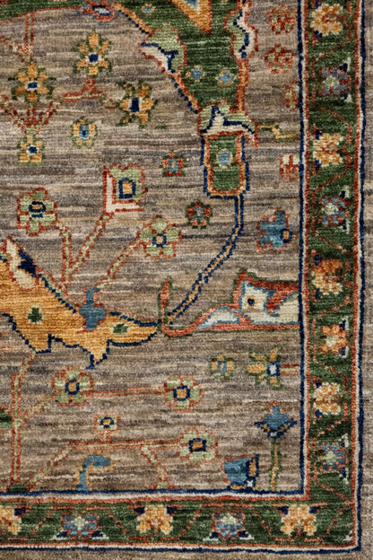Arabesque Handwoven Tribal Rug, J86102