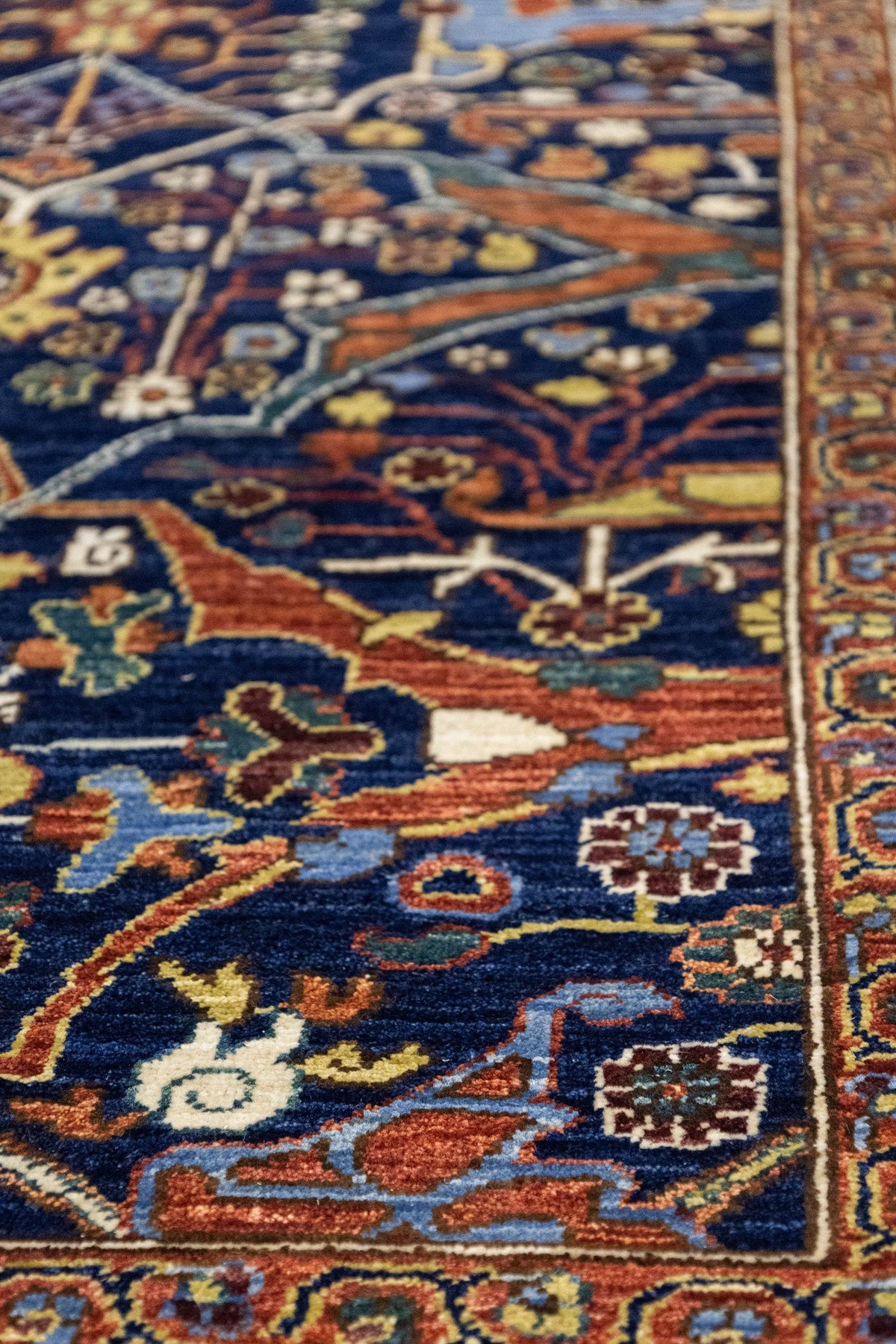 Arabesque Handwoven Tribal Rug, J86635