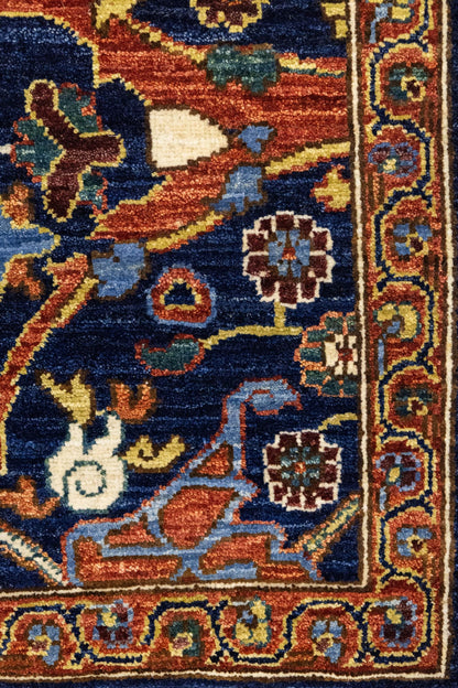 Arabesque Handwoven Tribal Rug, J86635