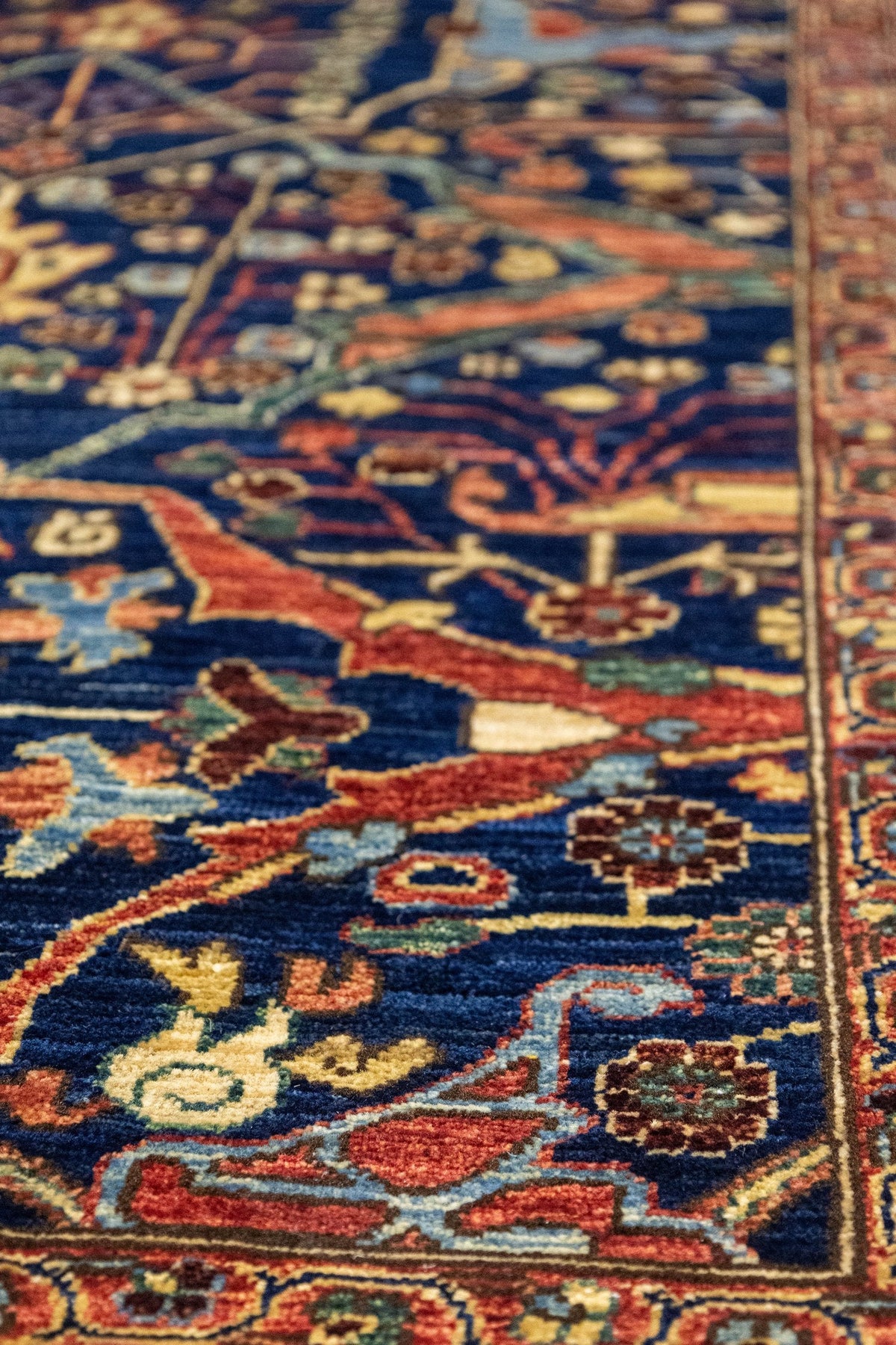 Arabesque Handwoven Tribal Rug, J86636