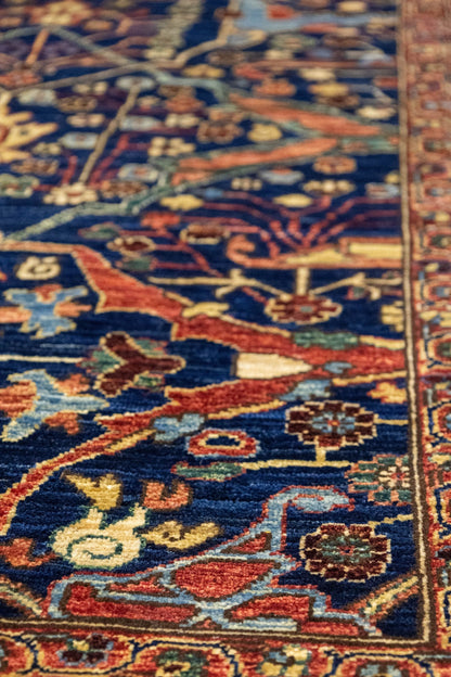 Arabesque Handwoven Tribal Rug, J86636