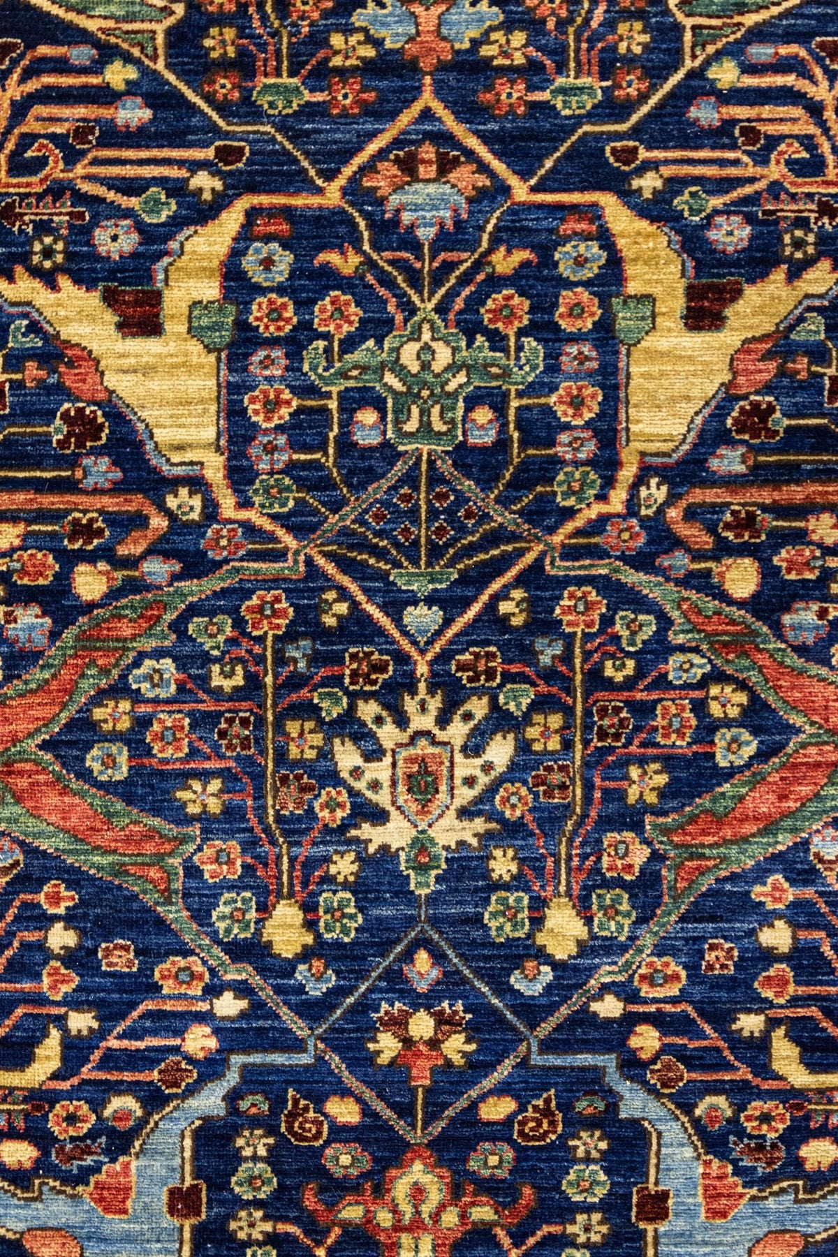 Arabesque Handwoven Tribal Rug, J86636