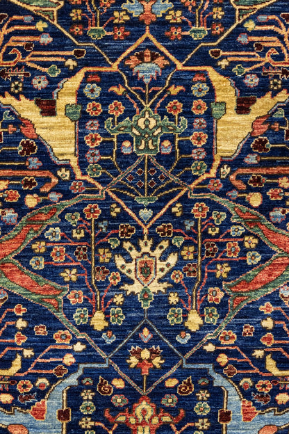 Arabesque Handwoven Tribal Rug, J86636