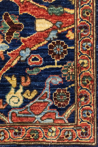 Arabesque Handwoven Tribal Rug, J86636