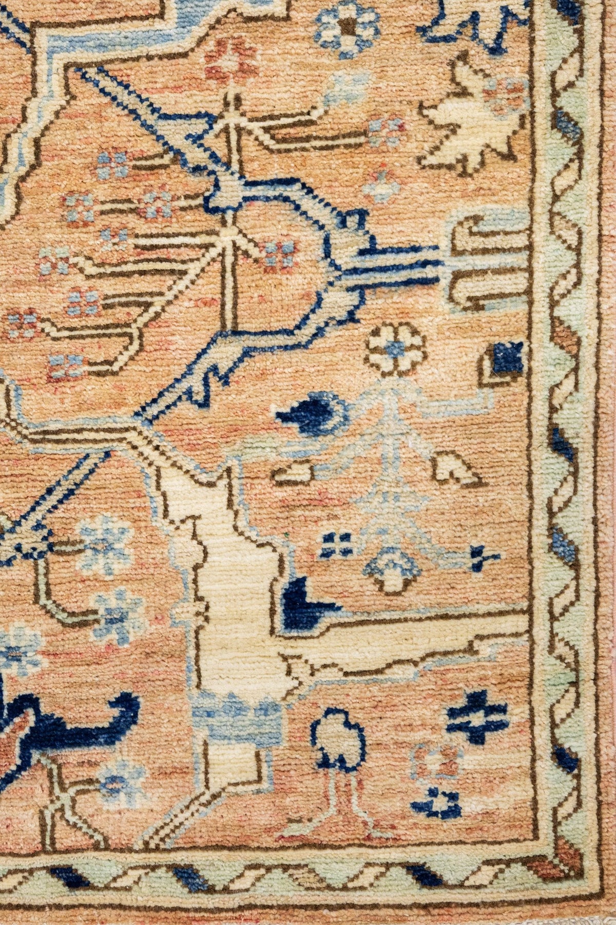Arabesque Handwoven Tribal Rug, J86837