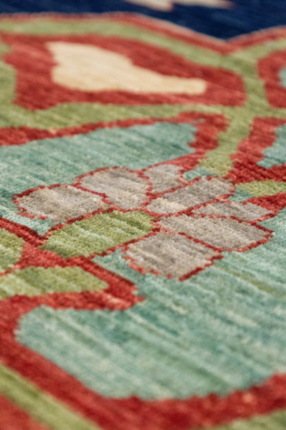 Arabesque Handwoven Tribal Rug, J87123