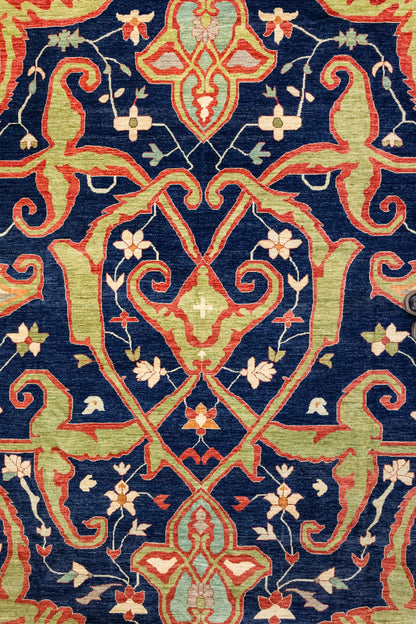Arabesque Handwoven Tribal Rug, J87123