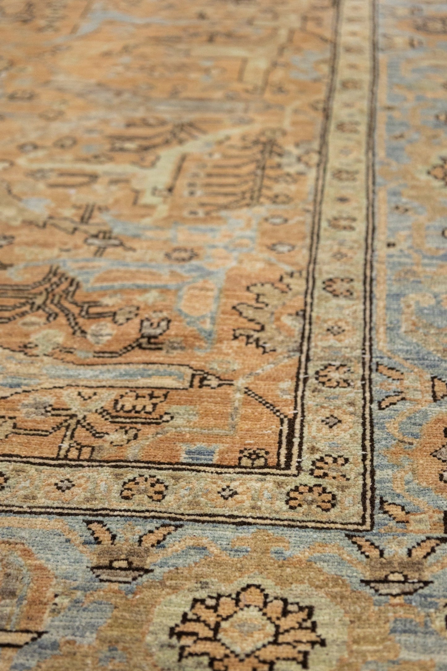 Arabesque Handwoven Tribal Rug, J89293