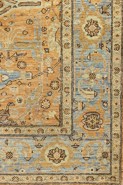 Arabesque Handwoven Tribal Rug, J89293
