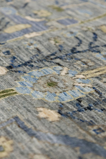 Arabesque Handwoven Tribal Rug, J89313