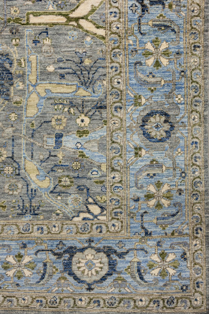 Arabesque Handwoven Tribal Rug, J89313