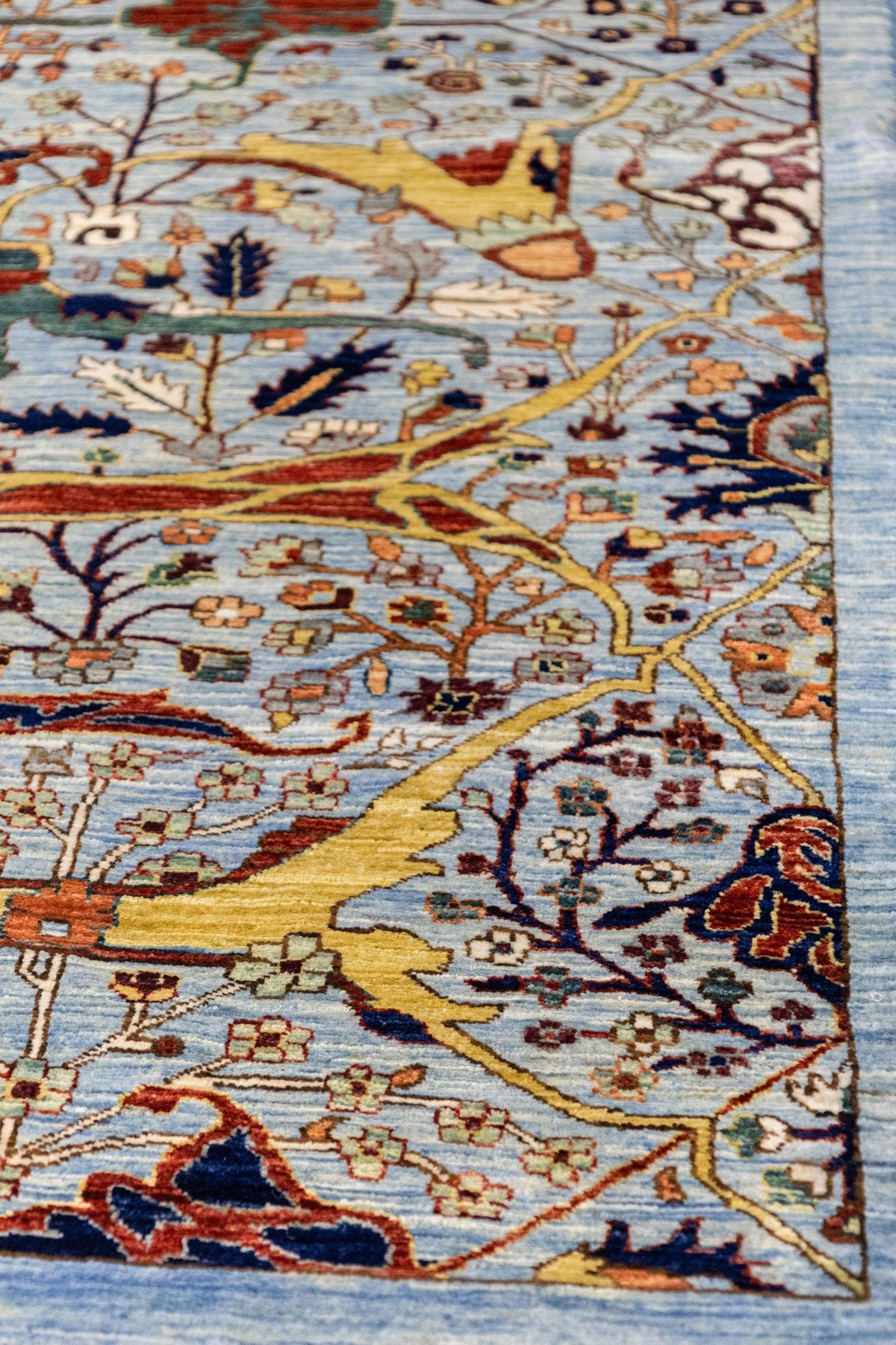 Arabesque Handwoven Tribal Rug, J89316