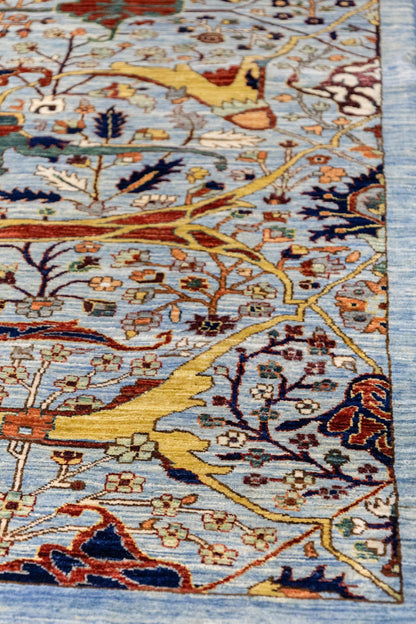 Arabesque Handwoven Tribal Rug, J89316