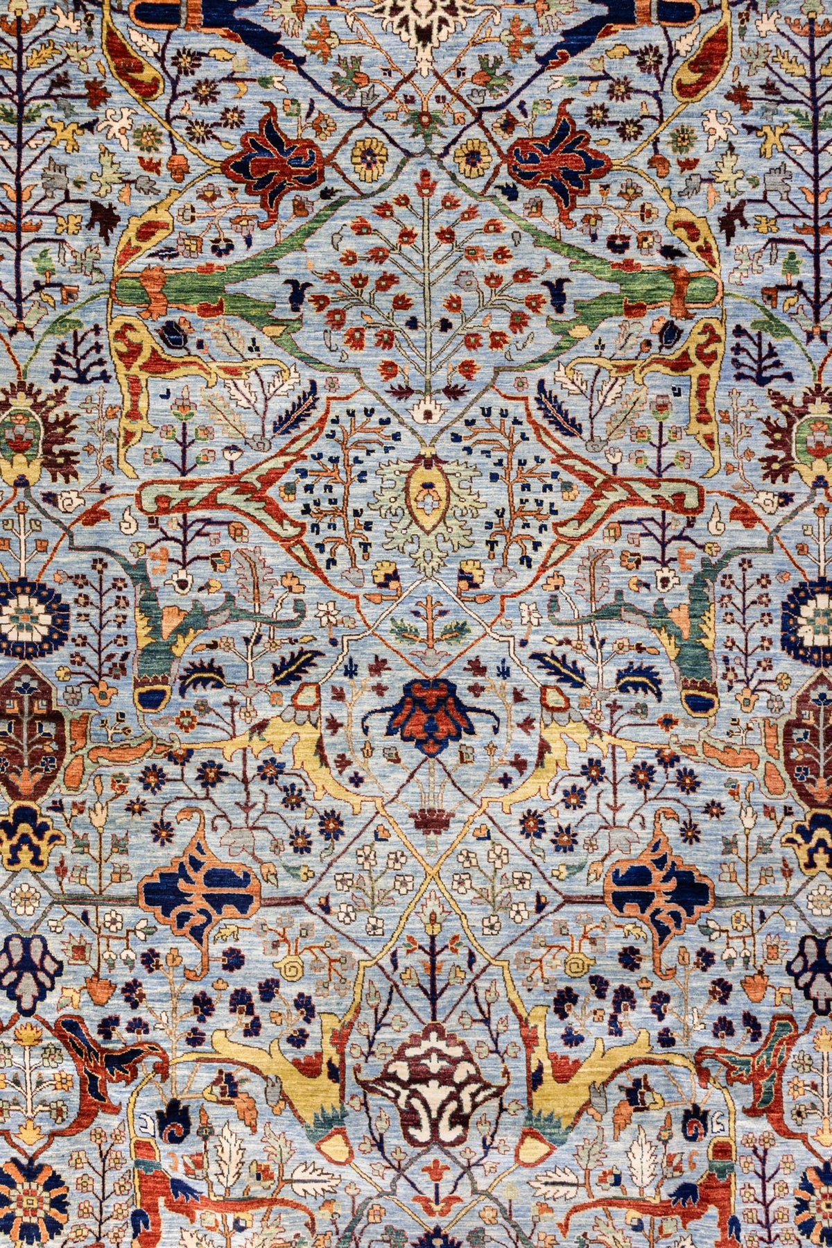 Arabesque Handwoven Tribal Rug, J89316