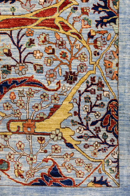 Arabesque Handwoven Tribal Rug, J89316