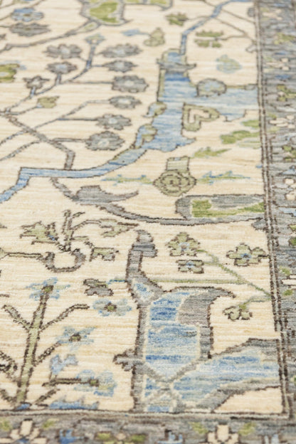 Arabesque Handwoven Tribal Rug, J89317