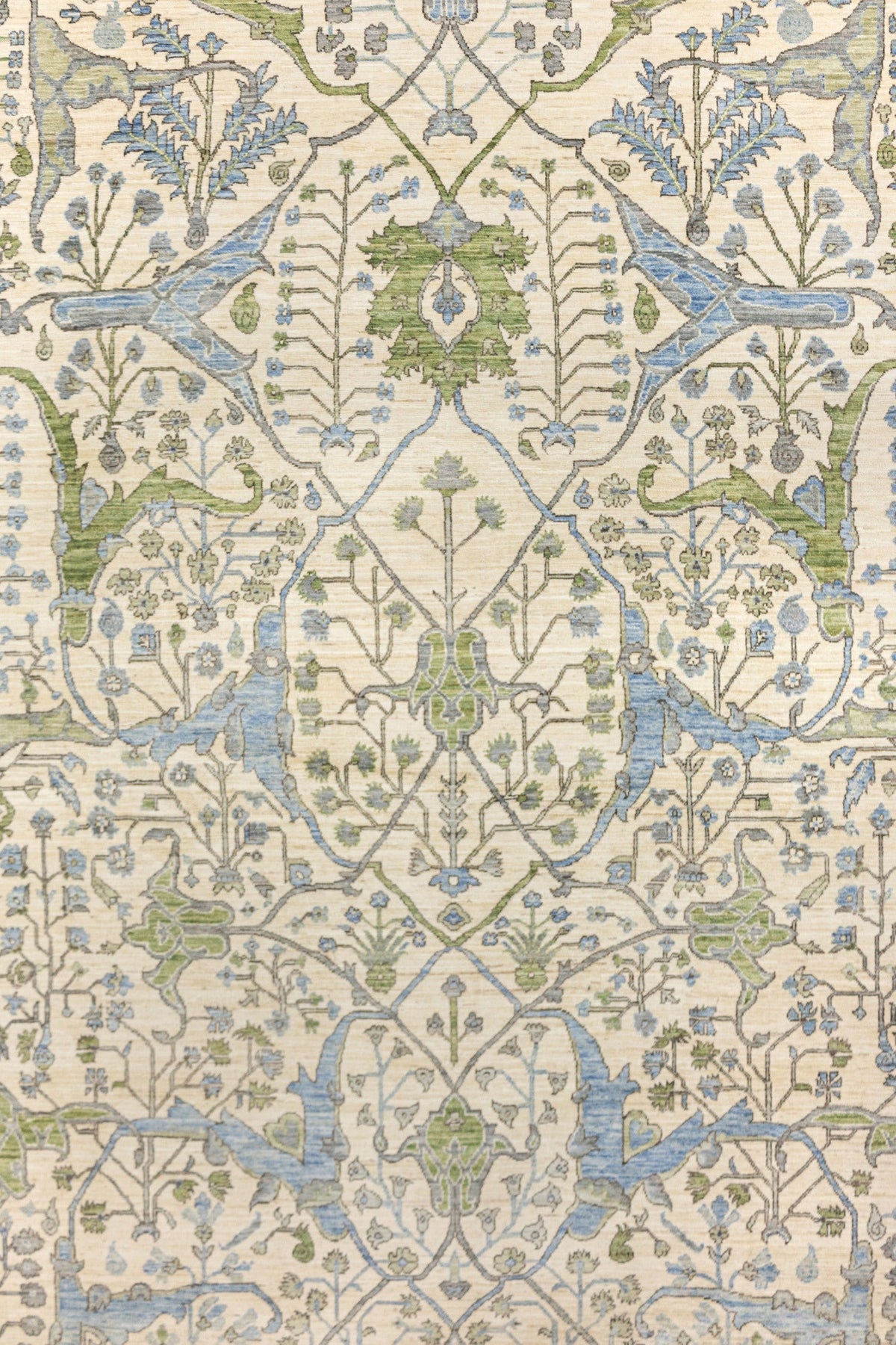 Arabesque Handwoven Tribal Rug, J89317