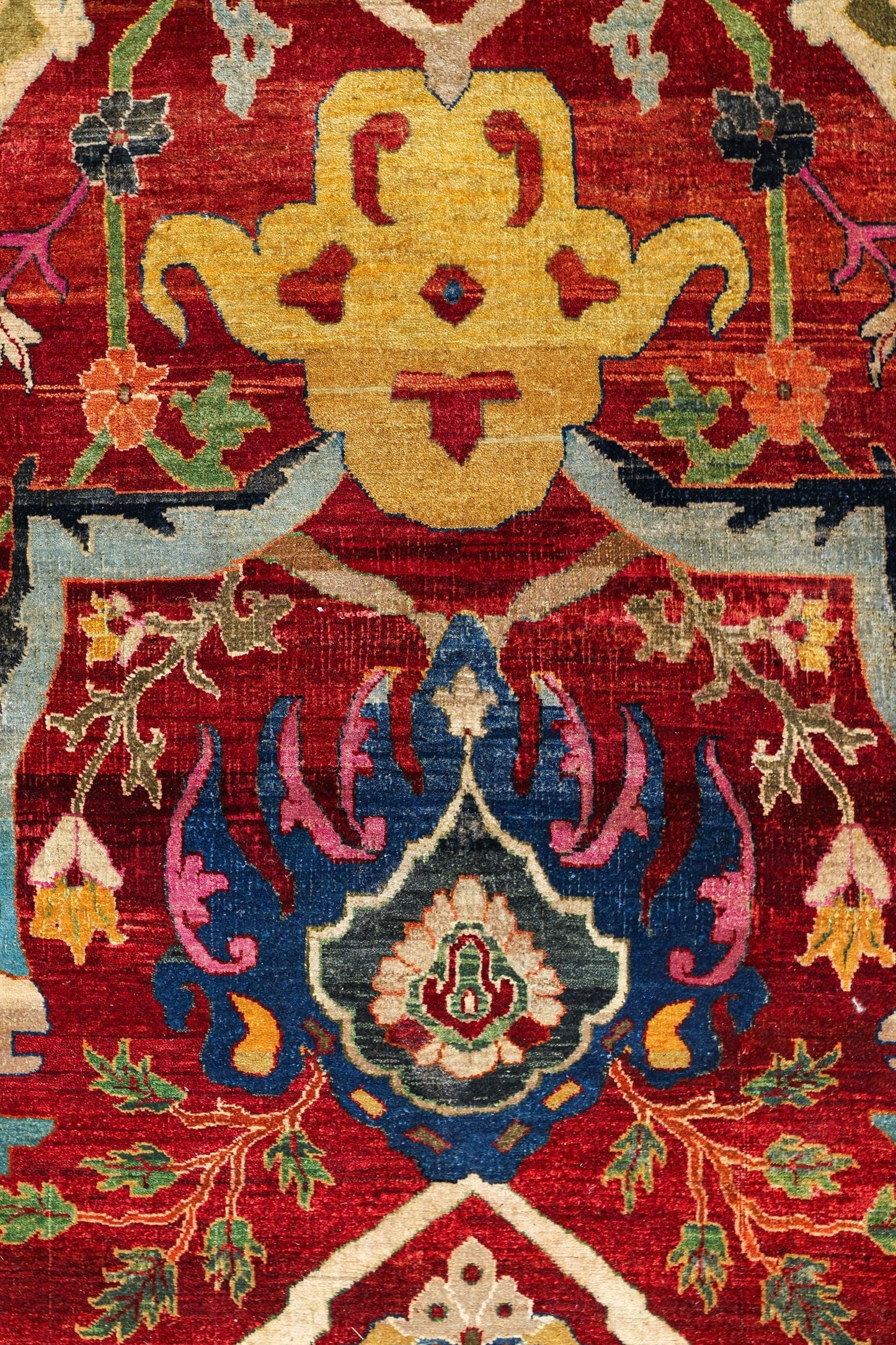 Arabesque Agra Handwoven Tribal Rug, J80586