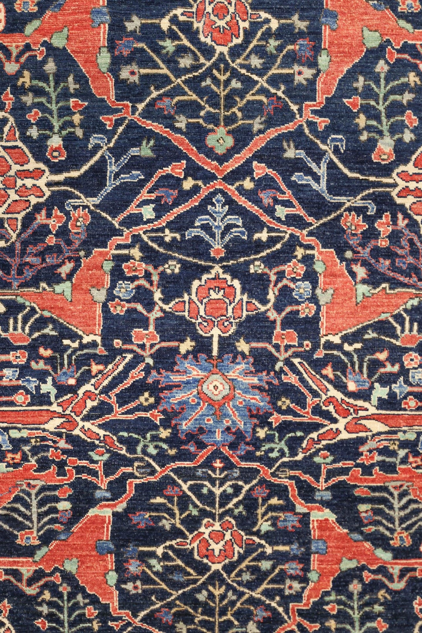 Arabesque Bijar Handwoven Tribal Rug, J74856