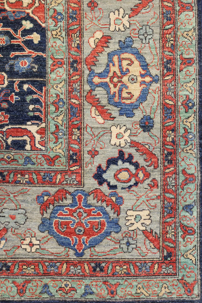 Arabesque Bijar Handwoven Tribal Rug, J74856