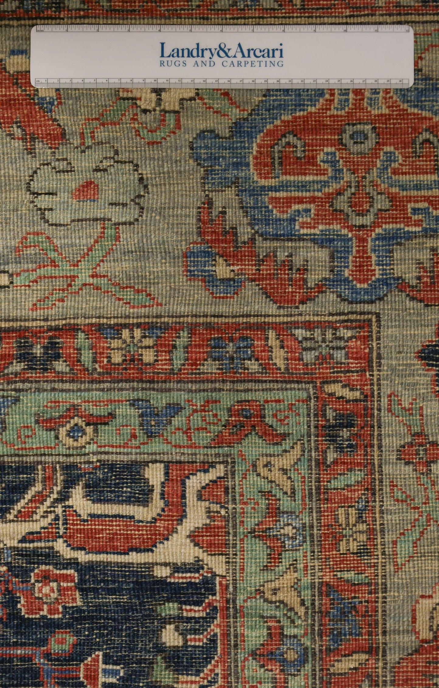 Arabesque Bijar Handwoven Tribal Rug, J74856