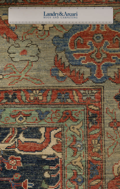 Arabesque Bijar Handwoven Tribal Rug, J74856