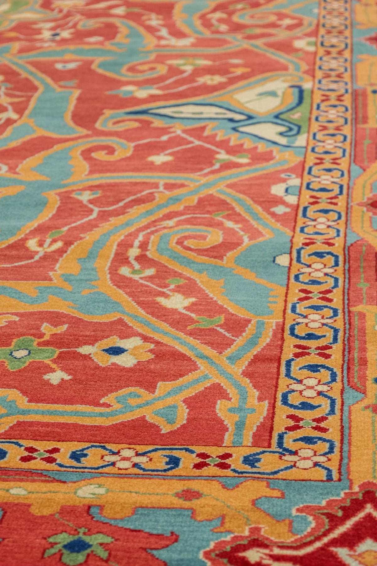 Arabesque Bijar Handwoven Tribal Rug, J74960