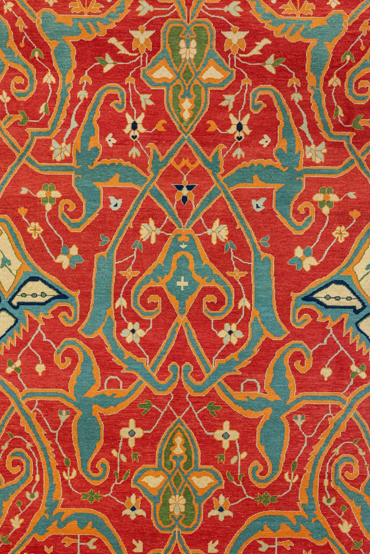 Arabesque Bijar Handwoven Tribal Rug, J74960