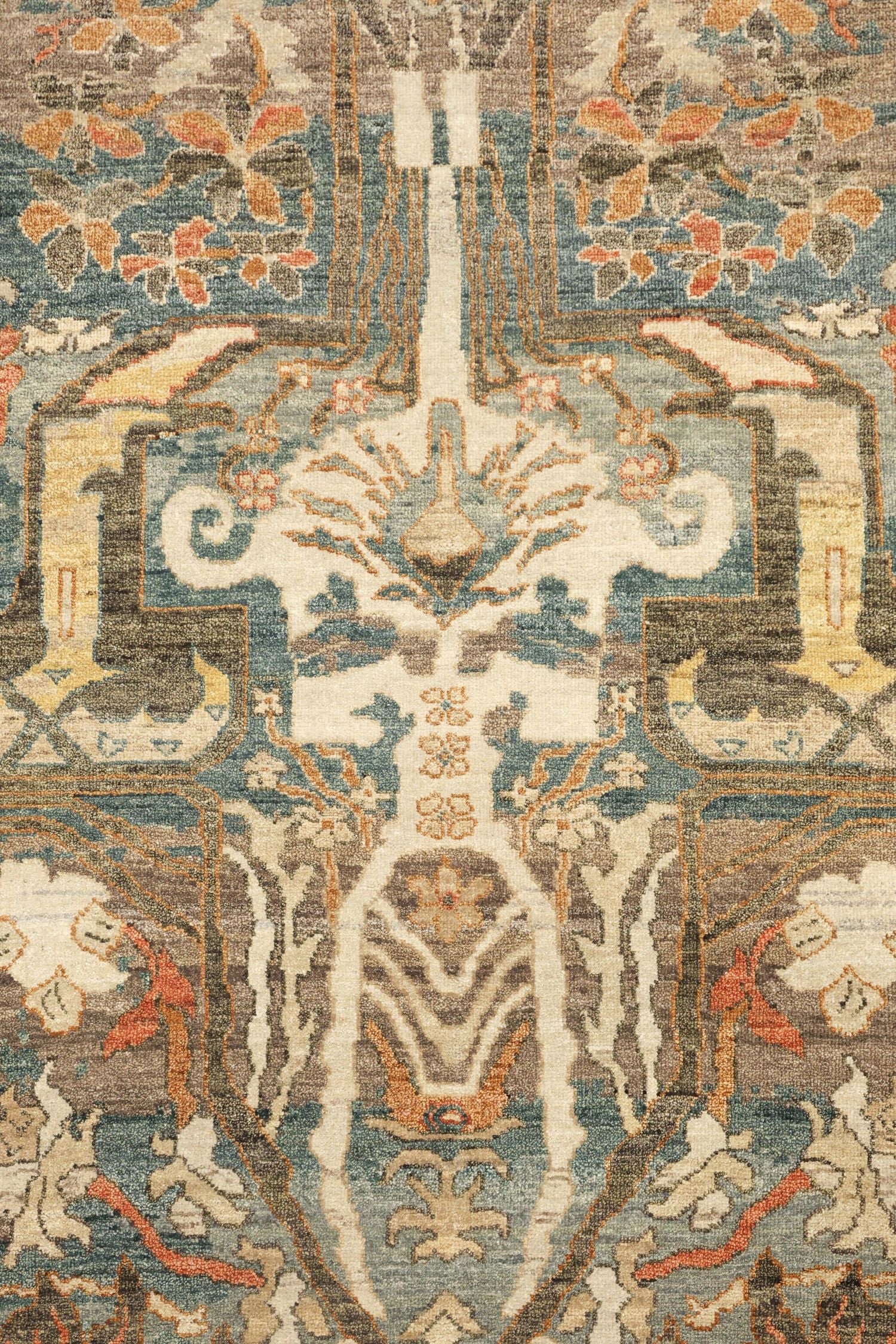 Arabesque Bijar Handwoven Tribal Rug, J77083