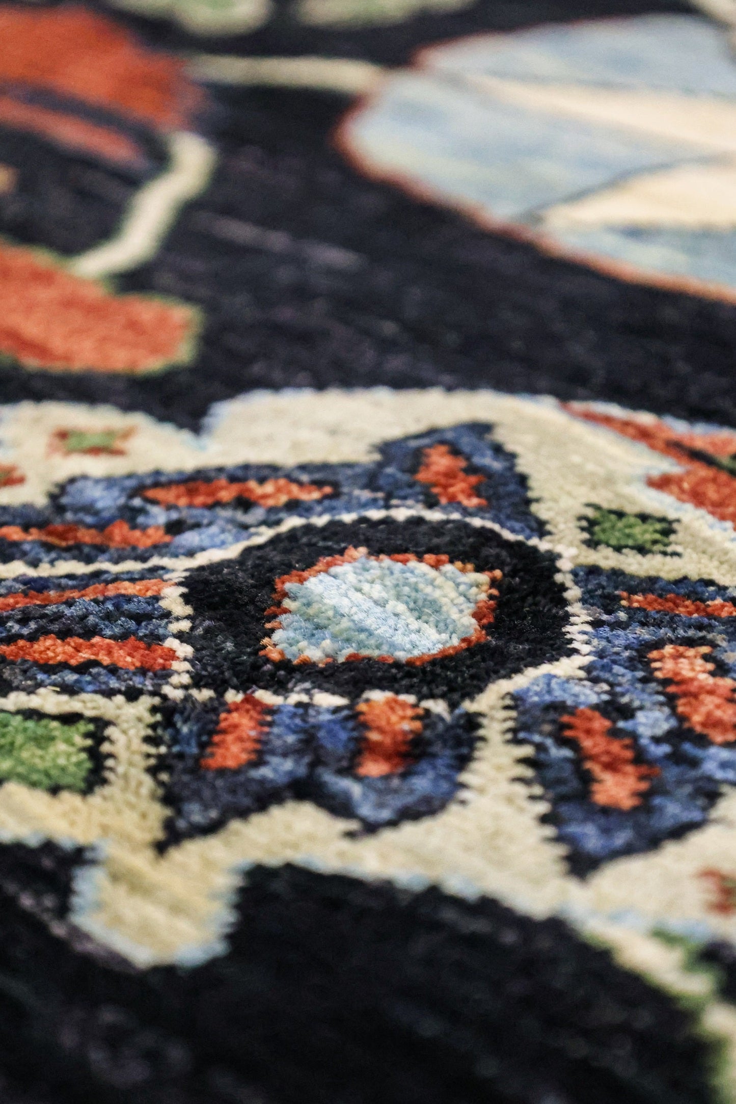 Azeri Handwoven Tribal Rug, J81366