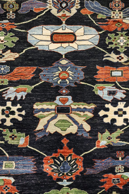 Azeri Handwoven Tribal Rug, J81366