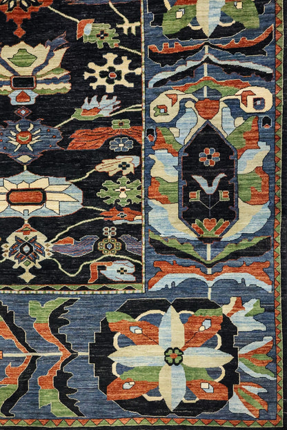 Azeri Handwoven Tribal Rug, J81366