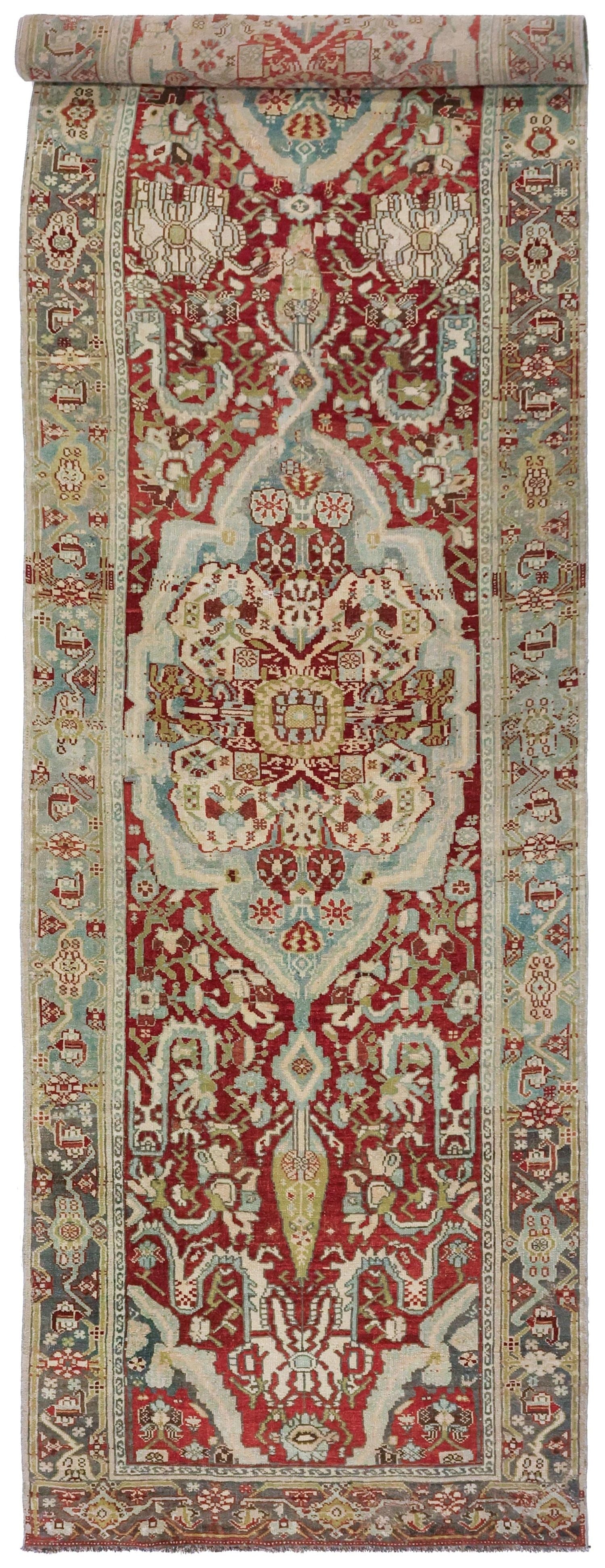 Vintage Bakhtiari Handwoven Tribal Rug