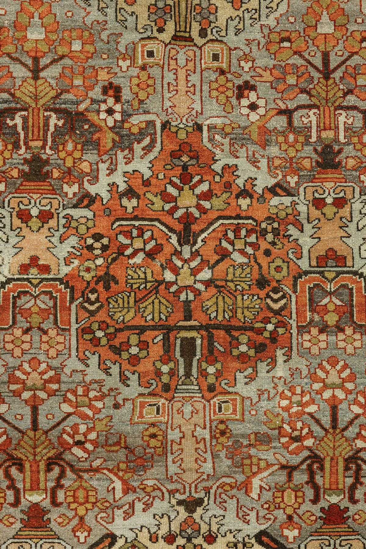 Antique Bakhtiari Handwoven Tribal Rug, J81291
