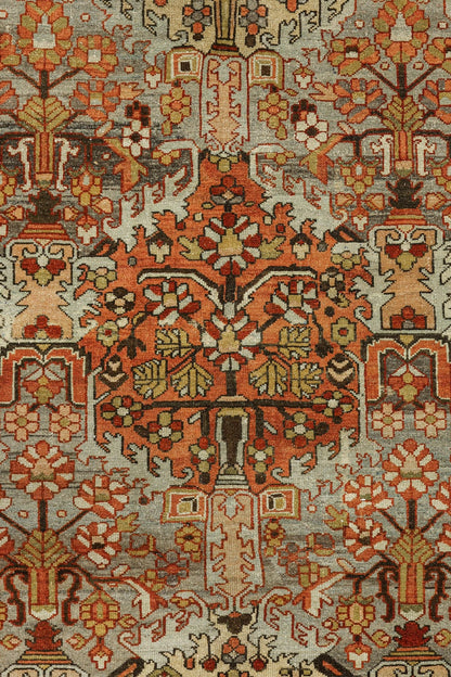 Antique Bakhtiari Handwoven Tribal Rug, J81291