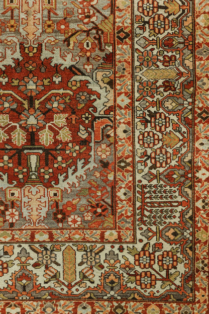 Antique Bakhtiari Handwoven Tribal Rug, J81291
