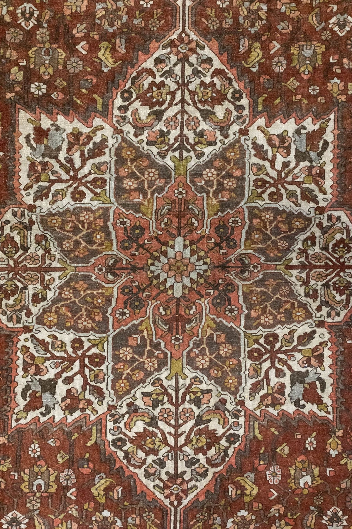 Vintage Bakhtiari Handwoven Tribal Rug, J86266