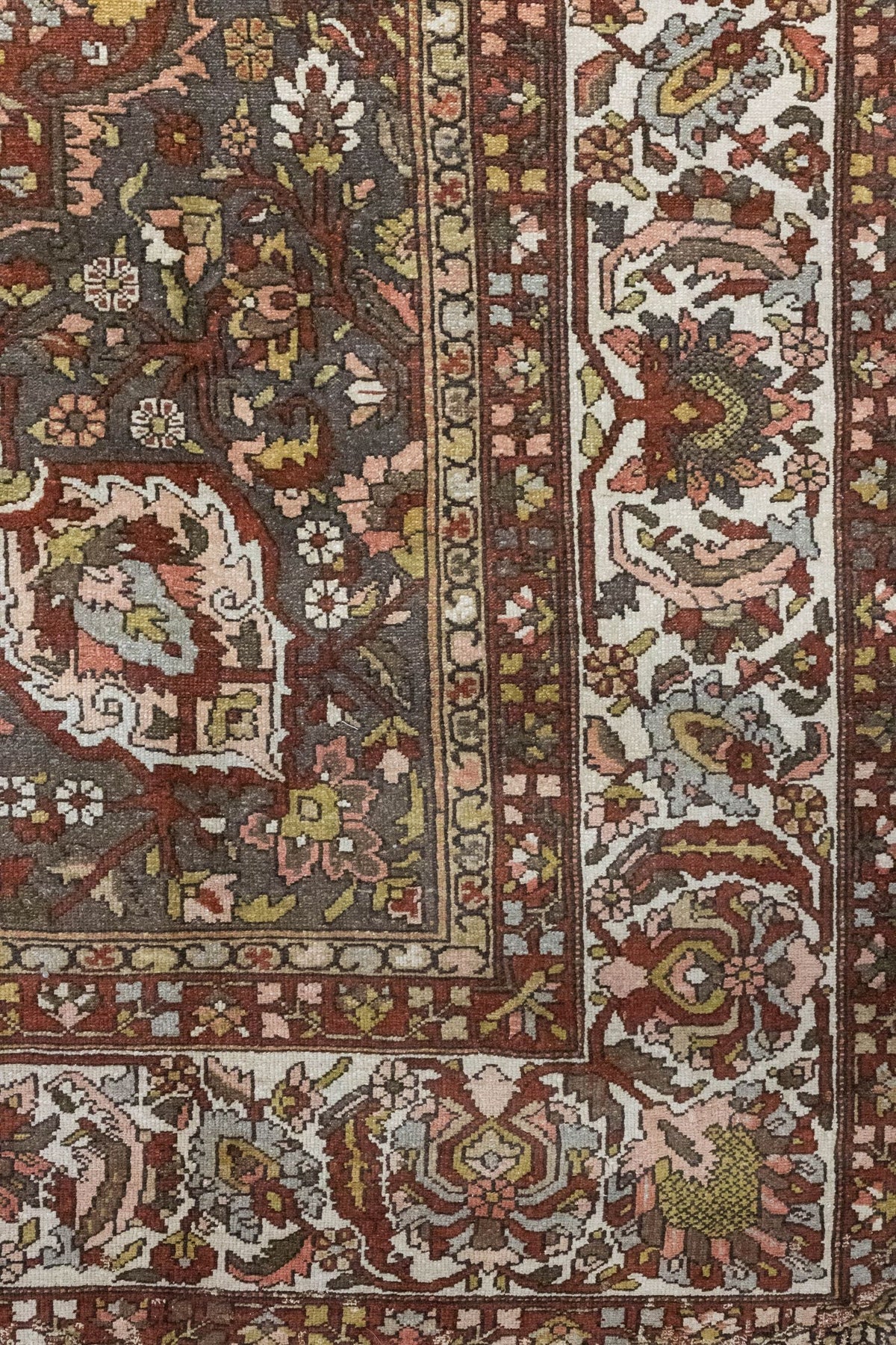 Vintage Bakhtiari Handwoven Tribal Rug, J86266
