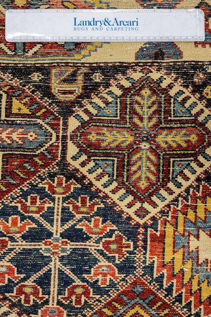 Antique Bakhtiari Handwoven Tribal Rug, J87197