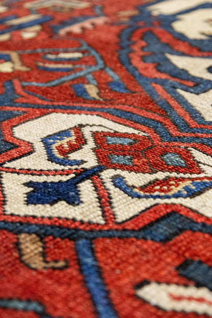 Antique Bakhtiari Handwoven Tribal Rug, J87206