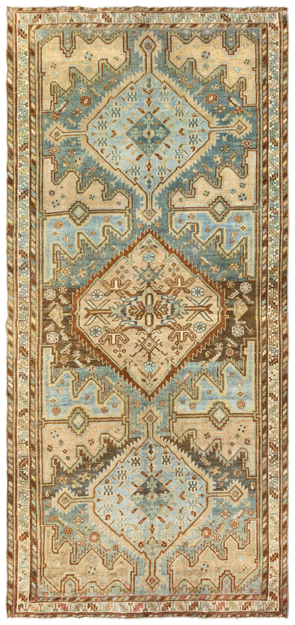 Vintage Bakhtiari Handwoven Tribal Rug