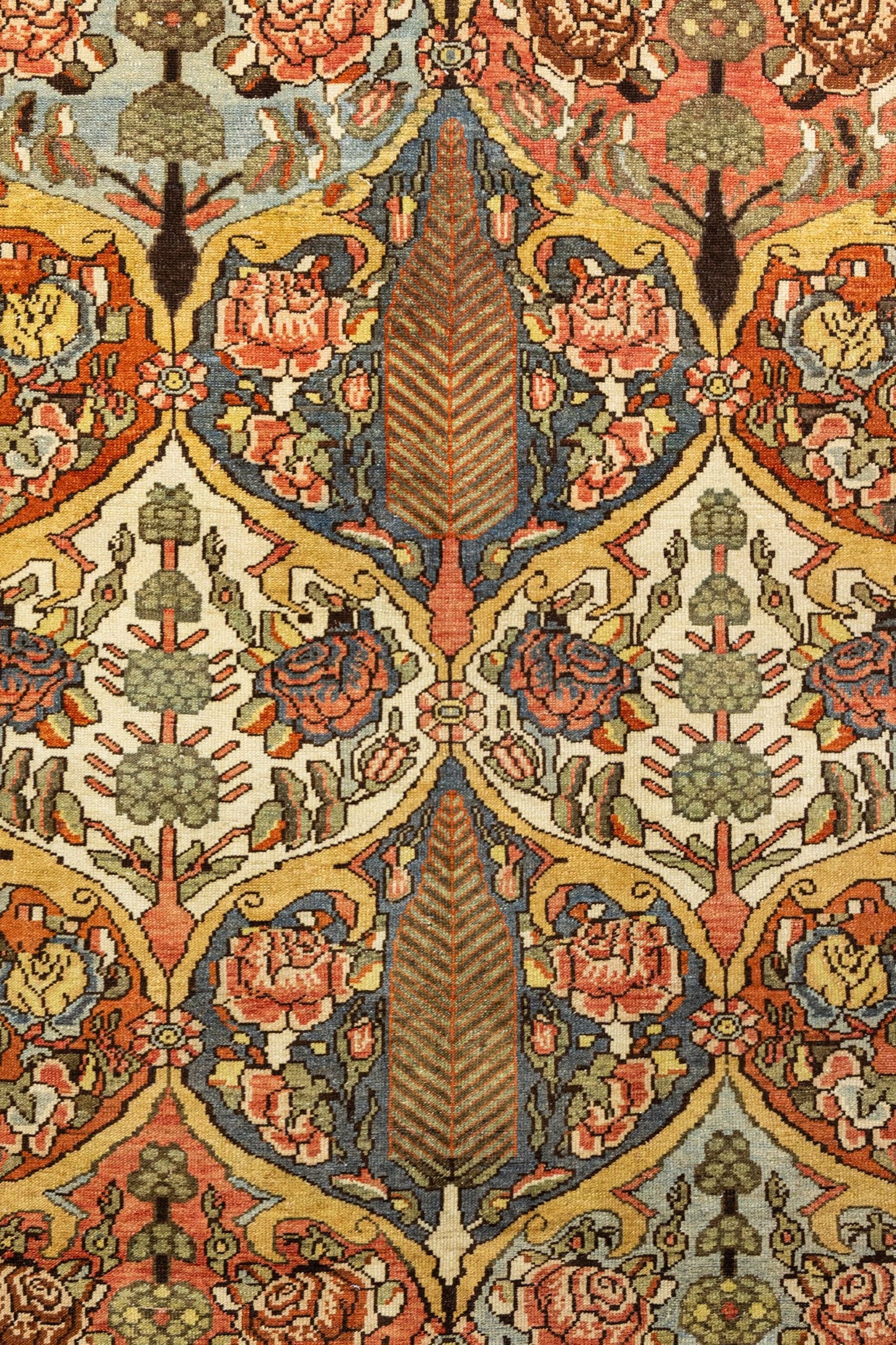 Vintage Bakhtiari Handwoven Tribal Rug, J87224