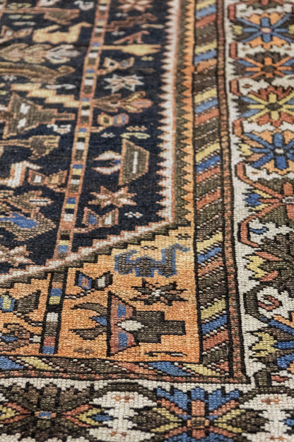 Vintage Bakhtiari Handwoven Tribal Rug, J89124