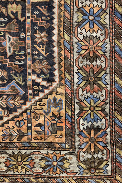 Vintage Bakhtiari Handwoven Tribal Rug, J89124