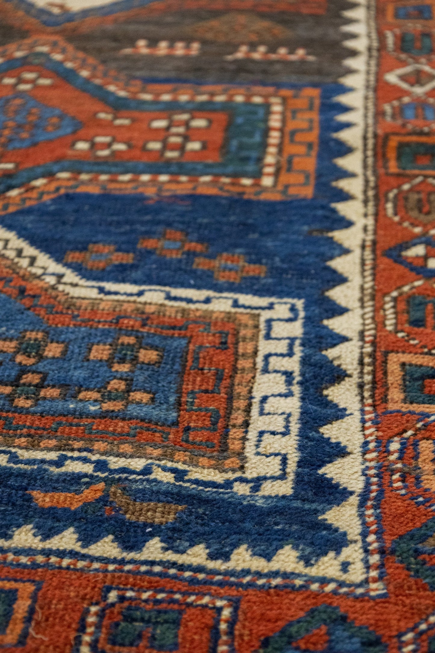 Antique Bakshaish Handwoven Tribal Rug, J78637