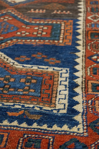 Antique Bakshaish Handwoven Tribal Rug, J78637