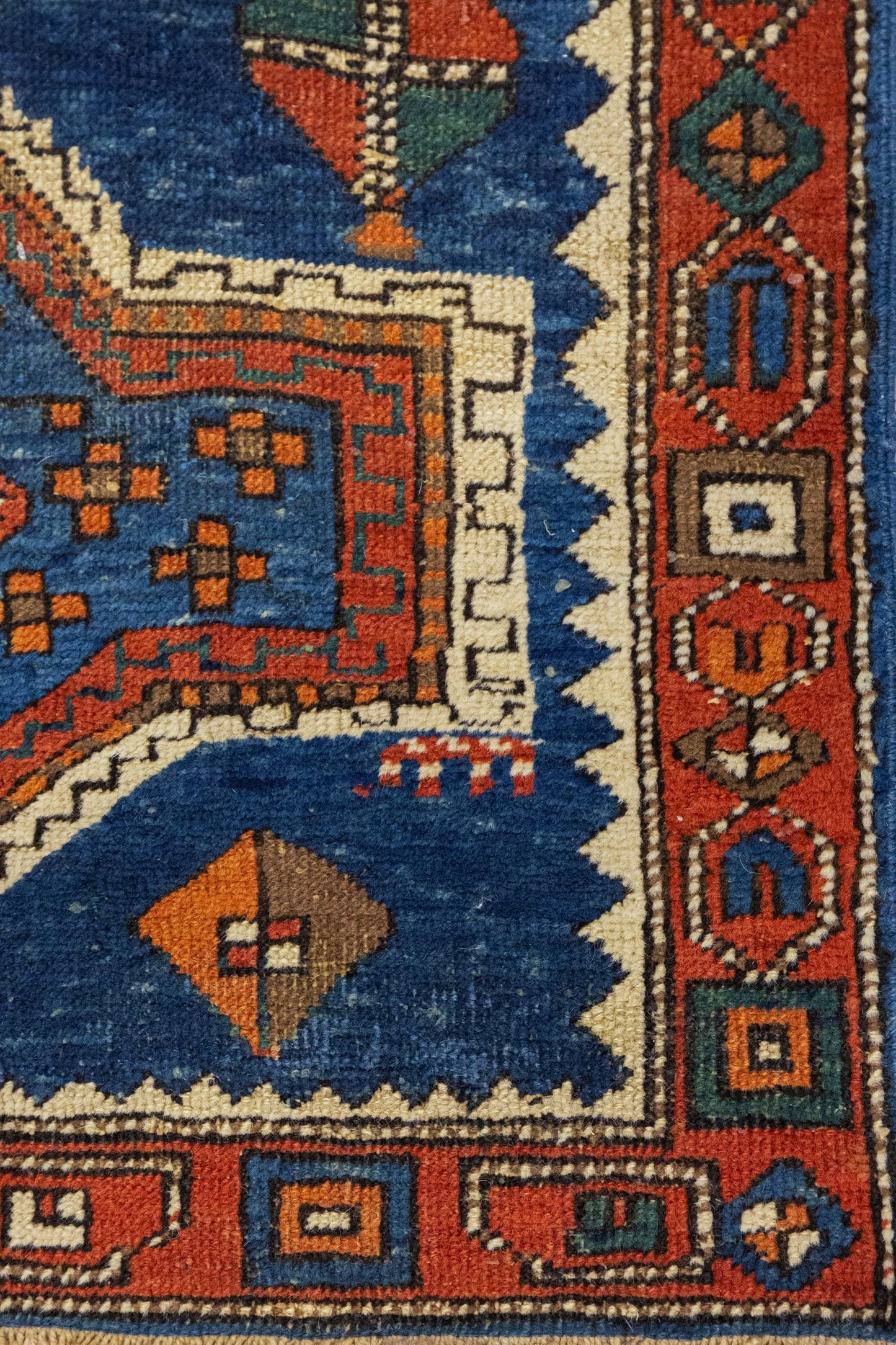 Antique Bakshaish Handwoven Tribal Rug, J78637