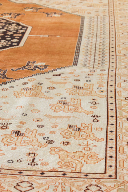 Vintage Bakshaish Handwoven Tribal Rug, J79416